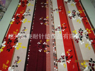 紹興縣康耐針紡織品 高品質(zhì)法蘭絨毛毯，少女百花系列樣式齊全